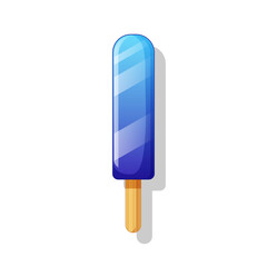 Popsicle vector isolated on white background