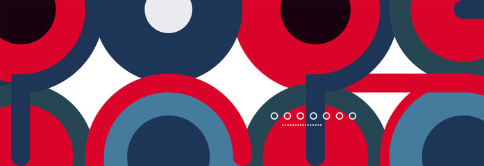 Obraz premium Circles and lines abstract background for covers, banners, flyers and posters and other templates