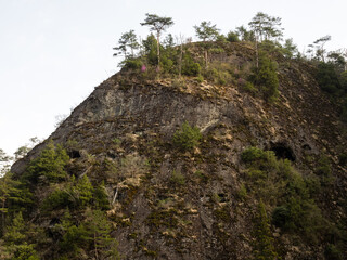 Furuiwaya rock formations in Kuma Kogen - Ehime prefecture, Japan