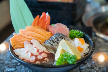 Salmon Sashimi Japanese