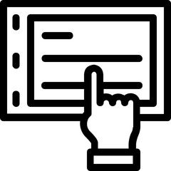 
Monitor Flat Vector Icon
