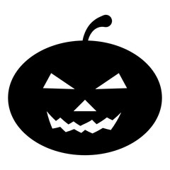 
Scary pumpkin vector, halloween decorative element 
