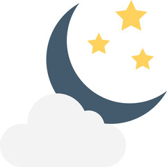 
Moon Vector Icon 
