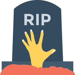 
Gravestone Vector Icon 
