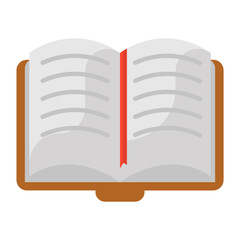 
Editable design of book icon
