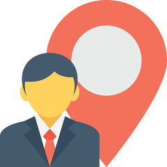 
Location Pin Vector Icon 
