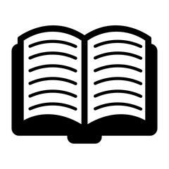 
Editable design of book icon
