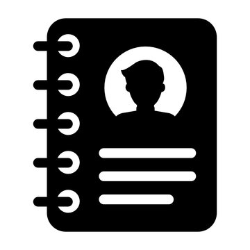 
Modern Flat Icon Of Biography, Editable Vector 
