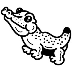 Cartoon Crocodile Vector