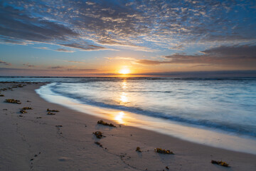 Early mornings at the beach - a sunrise seascape