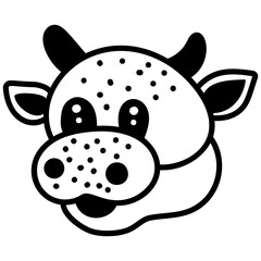 Cartoon Cow Vector 