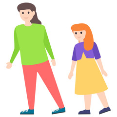 Mother With Daughter 