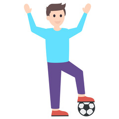 Football Player Vector 