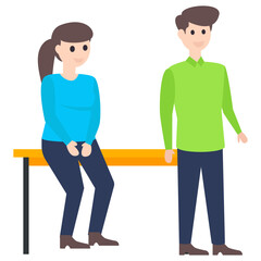 Obraz premium Office Colleagues Avatar