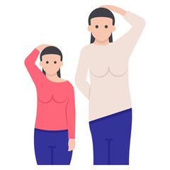 Motherhood Flat Vector 