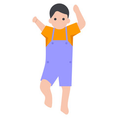 Child Playing Vector 