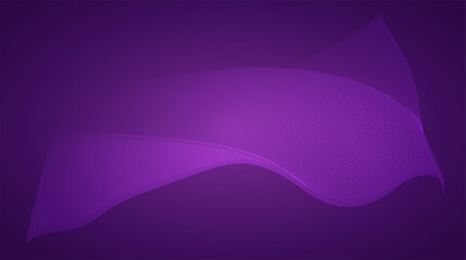 abstract vector 3d background with bends and wave