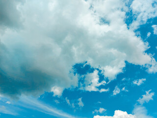 blue sky with clouds