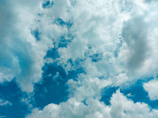 blue sky with clouds