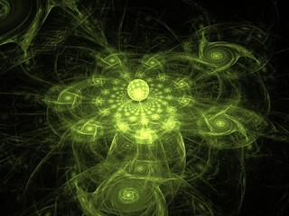 Imaginatory fractal background Image