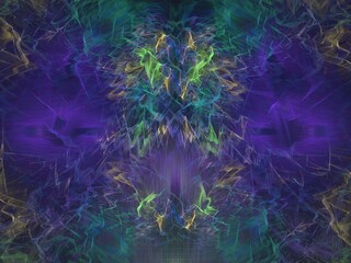 Imaginatory fractal background Image