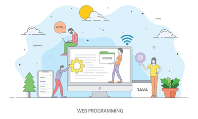 Web Program illustration 