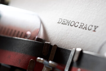Democracy concept view