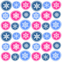 snowflakes seamless-23