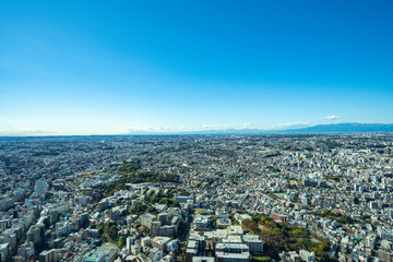  【横浜ランドマークタワーより】横浜市、都市景観・眺望