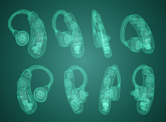 Vector hearing aid, hearing restoration, deaf care