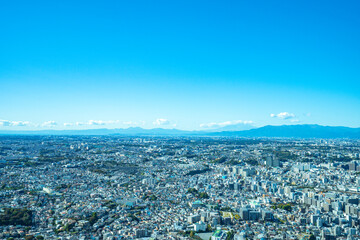  【横浜ランドマークタワーより】横浜市、都市景観・眺望