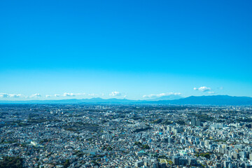  【横浜ランドマークタワーより】横浜市、都市景観・眺望