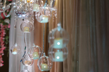 christmas decoration with candles