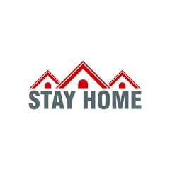 Stay Home icon isolated on white background