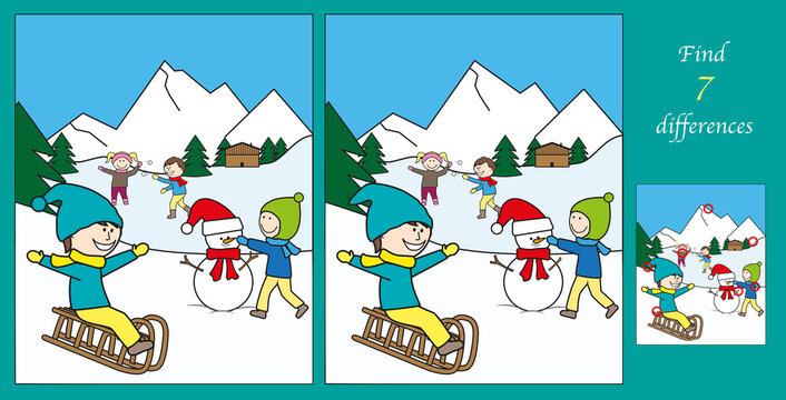 7 différences-montagne