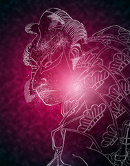 中村仲蔵の松王丸　その2	クリスタルバージョン