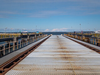 railway bridge over the river