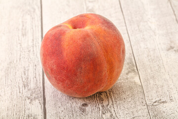 Fototapeta na wymiar Fresh ripe sweet peach fruit