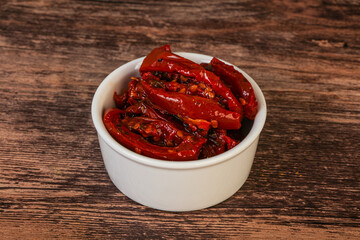 Dried tomato with olive oil