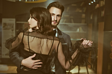 couple dancing tango