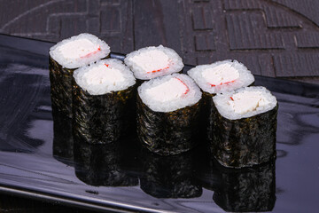 Japanese roll maki with crab