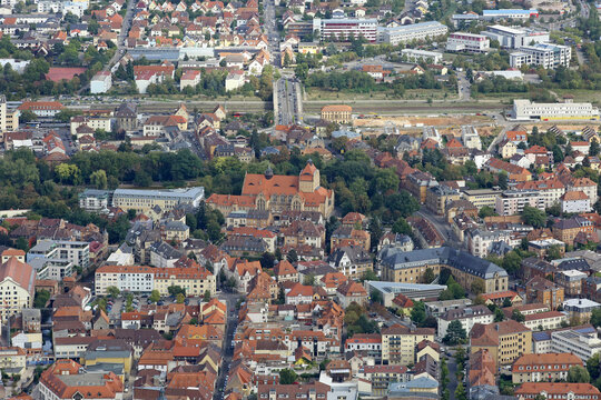 Landau in der Pfalz aus der Vogelperspektive