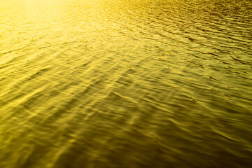 Abstract Golden sea water wave for background,picture with backdrop for design art work,copy space for add text.