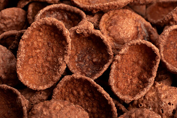 Brown with cocoa cornflakes