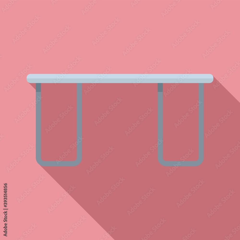 Aufkleber folding camp table icon. flat illustration of folding camp table vector icon for web design