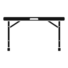 Obraz premium Folding table icon. Simple illustration of folding table vector icon for web design isolated on white background
