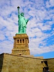 Fototapeta na wymiar North America, United States, New York, Manhattan, Statue of Liberty National Monument
