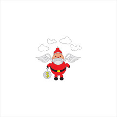 Santa claus logo