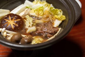 アツアツのすき焼き