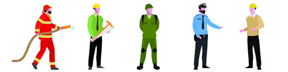 military, people, avatar, person, group, character, profession